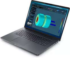intel 7 core - Dell Pro Max Plus 18 MB18250, Intel Core Ultra 7-265HX, 32 GB, 1 TB, 18", NVIDIA RTX 3000, Juodas (Black) - 8 nuotrauka