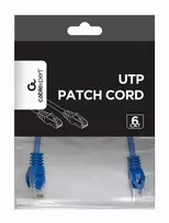 utp kabelis cat6 25m - Gembird Cable UTP CAT 6 0.25m Blue - 4 nuotrauka