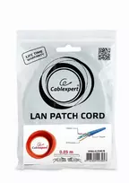 utp kabelis cat6 25m - Gembird Cable UTP CAT 6 0.25m Blue - 5 nuotrauka