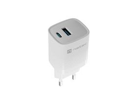 usb c pakrovejas - NATEC Charger Ribera GaN USB-A USB-C 30W | NUC-2140 - 2 nuotrauka