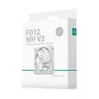 120mm fan - DeepCool FD12 WH V2 White (baltas) - 2 nuotrauka