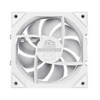 120mm fan - Gamemax FN12A-N2 WL-RW Case Fan White - 3 nuotrauka