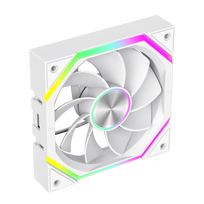 120mm fan - Gamemax FN12A-N2 WL-RW Case Fan White - 5 nuotrauka