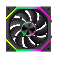 korpuso ausintuvas - GameMax FN12A-N2 WL 120mm Case Fan Black - 5 nuotrauka
