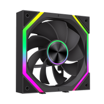 120mm fan - Gamemax FN12A-N2 WL-R Case fan Black - 6 nuotrauka