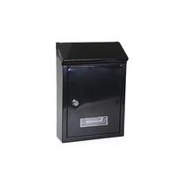 pastu adresai - Pašto dėžutė Lean 26733, juoda (Black), 26.5 x 18.5 x 6.5 cm - 2 nuotrauka