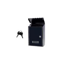 pastu adresai - Pašto dėžutė Lean 26733, juoda (Black), 26.5 x 18.5 x 6.5 cm - 3 nuotrauka
