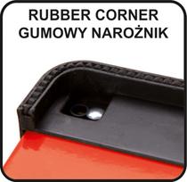 ratukai metaliniai - Yato YT-09102 įrankių dėžė Aliuminio, Metalas, Plastikas Juoda, Raudona - 3 nuotrauka