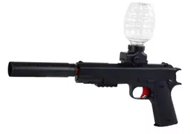 vandens ginklai - Lean Toys elektrinis vandens rutuliukų šautuvas, juodas (Black) - 3 nuotrauka