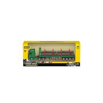 huini - HUINA Medieną transportuojantis sunkvežimis 1:50, Žalias (Green) - 2 nuotrauka