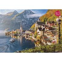 puzzle 2000 - CherryPazzi Hallstatt in the Morning Light 50156, 2000 det. - 4 nuotrauka