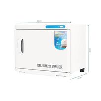 elektrinis gyvatukas - Elektrinis rankšluosčių šildytuvas Activeshop UV-C 23L, baltas (White) - 2 nuotrauka