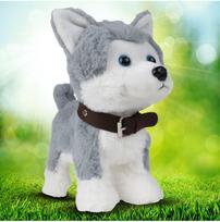 interaktyvus zaislas dog - Malplay Minkštas žaislas Husky šuniukas valdomas nuotoliniu pulteliu, balsu ir lietimu - 7 nuotrauka