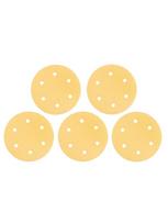 225 mm slifavimo popierius - Šlifavimo popierius su lipduku 225 mm, K80, 5 vnt, su 6 skylutėmis šlifuokliui 59G264, 59G265 - 2 nuotrauka