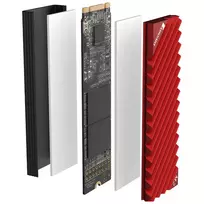 radiatorius ssd -  Jonsbo M.2-3 RED - 2 nuotrauka