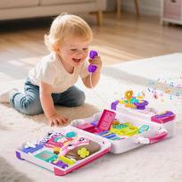lavinamoji lenta - Woopie Baby interaktyvi manipuliacinė lenta–lagaminas automobilis 3in1 su garsu ir šviesa - 6 nuotrauka