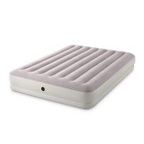 pripuciamas ciuzinys - Intex Dura-Beam Prestige Queen Pripučiamas čiužinys su USB pompa, 152 x 203 x 30 cm, pilkas (Gray) - 2 nuotrauka