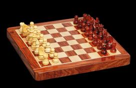 mediniai sachmatai - Piatnik Stalo žaidimas Šachmatai Schach 77942 - 3 nuotrauka