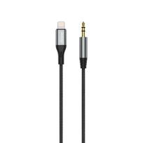 3.5mm to 3.5mm - Dudao Audio cable Lightning to mini jack 3.5mm Gray - 5 nuotrauka