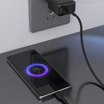usb c 65w - Dudao L9C USB-C to USB-C 65W 2m Juodas (Black) - 4 nuotrauka