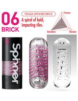 tenga spinner brick - Masturbatorius Tenga Spinner Shell - 6 nuotrauka