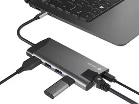 usb type c hdmi - NATEC MULTIPORT FOWLER PLUS USB-C, HDMI 4K, RJ45 - 2 nuotrauka