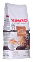 kavos pupeles crema - Kavos pupelės KIMBO Caffe Crema Classico 1kg - 2 nuotrauka