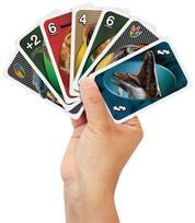 uno kortos - MATTEL GAMES UNO kortos Jurassic World Rebirth, JFT28 - 3 nuotrauka