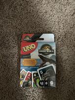 uno kortos - MATTEL GAMES UNO kortos Jurassic World Rebirth, JFT28 - 4 nuotrauka