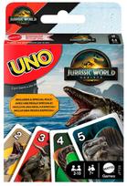 uno kortos - MATTEL GAMES UNO kortos Jurassic World Rebirth, JFT28 - 5 nuotrauka