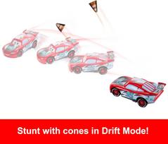 zaisline masina - Mattel CARS drifteris „Makvynas“ (raudonas - red) - 5 nuotrauka