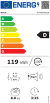skalbiniu dziovykle - Bosch WTH85V0CSN - 2 nuotrauka
