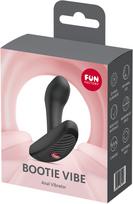 vibratorius masturbatorius - Fun Factory Bootie Vibe Black Vibruojantis analinis dildo - 2 nuotrauka