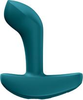 vibratorius masturbatorius - Fun Factory Bootie Vibe Black Vibruojantis analinis dildo - 7 nuotrauka
