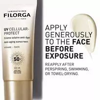 idegio kremas - Filorga UV Cellular-Protect veido kremas nuo saulės SPF 50+, 40 ml - 5 nuotrauka