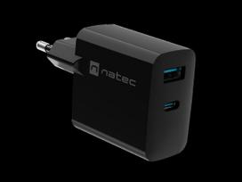 charger pakrovejas - NATEC Charger Ribera GaN USB-A USB-C 45W | NUC-2143 - 3 nuotrauka