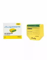 ismanus namas - Shelly Plus RGBW PM LED juostos valdiklis Wi-Fi/Bluetooth - 6 nuotrauka