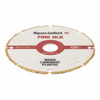 laminatas - Pjovimo diskas FINE HLK 125 mm - 5 nuotrauka
