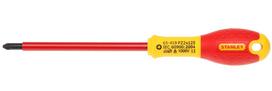 atsuktuvai elektriko - Atsuktuvas Stanley FatMax VDE; PZ2; 1000 V - 3 nuotrauka