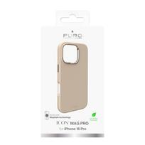 iphone 16 pro silicone case - PURO "Icon Mag Pro MagSafe Silicone Case iPhone 16 Pro" Beige - 2 nuotrauka
