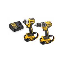 akumuliatorinis dewalt suktuvas - DeWalt DCK266P2LR-QW, 18V (2x5,0Ah, DCD796 + DCF887) - 2 nuotrauka
