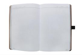 darbo kalendorius - Kalendorius - užrašinė  UNIVERSAL BLACK EDITION, PU, A5, be datų, kreminė - 2 nuotrauka