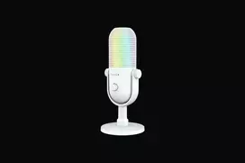 razer chroma - Razer Seiren V3 Chroma Balta (White) - 2 nuotrauka