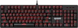 gaming klaviatura - Defender QUEST GK-596 RGB Mechaninė Klaviatūra su Laidu (White) - 2 nuotrauka