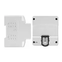 energijos matuoklis - QOLTEC 50900 Three Phase Electronic Energy Consumption Meter 230V LCD 4P DIN Rail - 5 nuotrauka