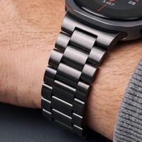 samsung laikrodziai - Tech-Protect watch strap Stainless Samsung Galaxy Watch8/8 Classic 40/44/46mm, black | 5906302331215 - 3 nuotrauka