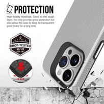 samsung galaxy a356 - Vmax Triangle Case Samsung Galaxy A35 5G Sidabrinis (Silver) - 2 nuotrauka