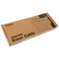 pcie riser - Kolink PCI Express 5.0 x16 to x16 Riser-Kabelis, 180 laipsnių, Juodas (Black) - 30cm - 2 nuotrauka