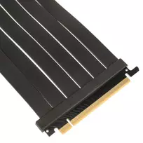 pcie riser - Kolink PCI Express 5.0 x16 to x16 Riser-Kabelis, 180 laipsnių, Juodas (Black) - 30cm - 4 nuotrauka