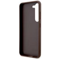 guess samsung galaxy s23 - Guess "PU 4G Metal Logo Case Galaxy S23" Brown - 3 nuotrauka